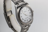 2007 Rolex Oyster Perpetual 116034 with Diamond Markers and Box and Papers