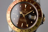 1982 Rolex Two-Tone GMT-Master 16753 Root Beer Nipple Dial with Box and Papers