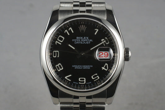 2007 Rolex Datejust 116200 with Box and Papers