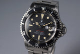 1970 Rolex Red Submariner 1680 Mark IV Dial with Box and Papers FULL SET