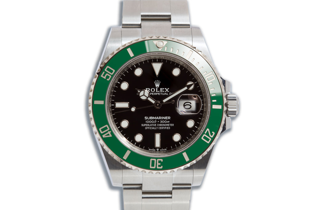 2022 Rolex Submariner 126610LV Stainless Steel 41mm Green Bezel Watch –  Olde Towne Jewelers