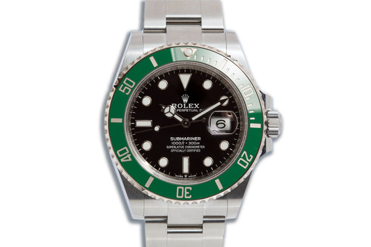 2022 Rolex Submariner 126610LV "Starbucks" Green Bezel with Box & Card