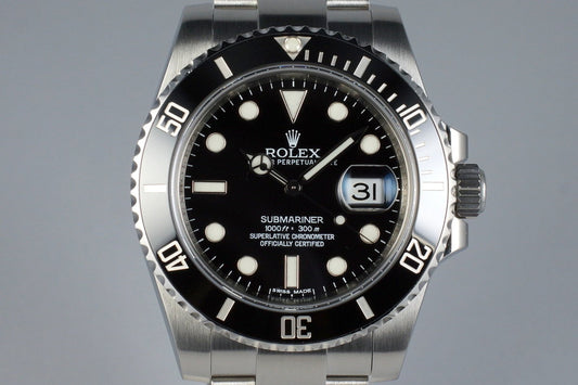 2011 Rolex Ceramic Submariner 116610 with Box and Papers