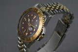 Rolex GMT Two Tone 1675 with root beer nipple dial