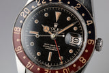 1958 Rolex GMT-Master 6542 Spidered Gilt Chapter Ring Dial with Bakelite Bezel Insert