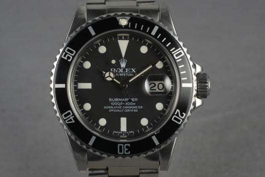 1982 Rolex Submariner 16800 Matte Dial