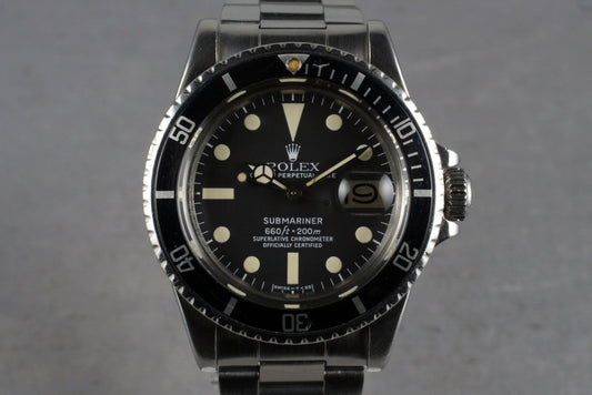 1978 Rolex Submariner 1680 with Box and Papers