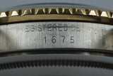 1978 Rolex Two Tone GMT 1675 Root Beer Dial