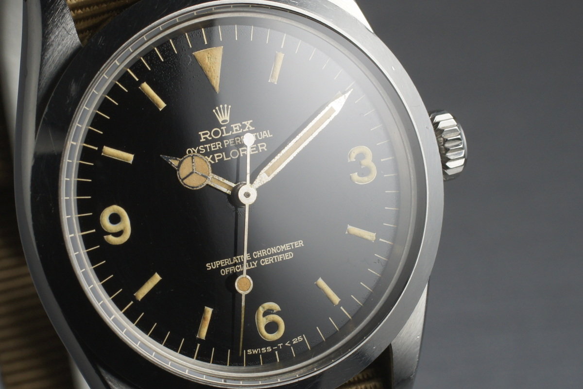 HQ Milton - 1964 Rolex Explorer 1 1016 with Glossy Gilt Dial