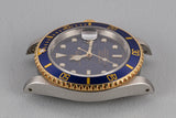 2002 Rolex Two-Tone Submariner 16613 Blue Dial with Box and Papers.
