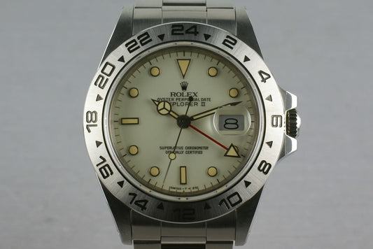 Rolex Explorer II 16550 Unpolished and Mint Cream Dial