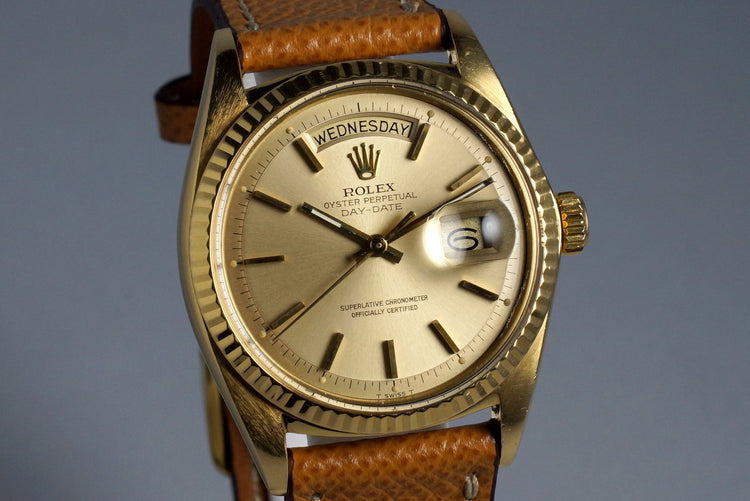 1971 Rolex YG Day-Date 1803 Champagne Dial