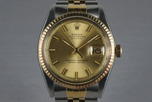 1971 Rolex Two Tone DateJust 1601 ‘Wide Boy’ Dial