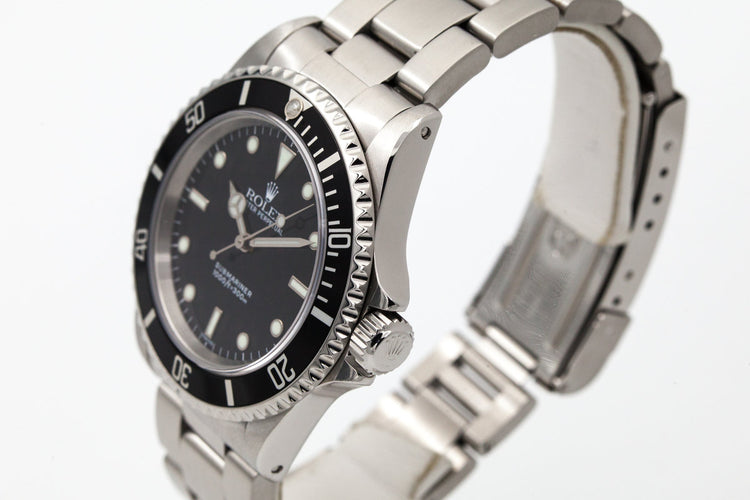1999 Rolex Submariner 14060 with Swiss Only Dial
