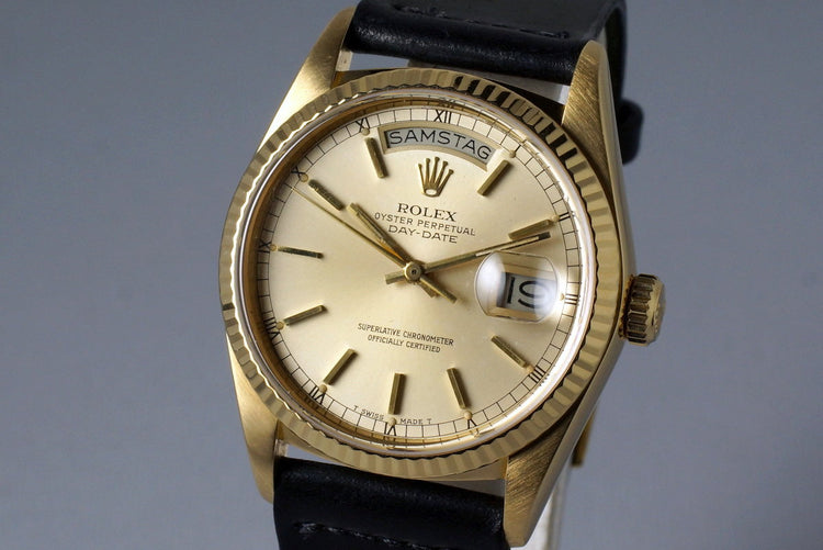 1985 Rolex YG Day Date 18038