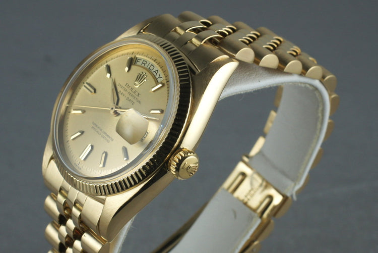1958 Rolex 18K Day-Date 6611B with Service Papers