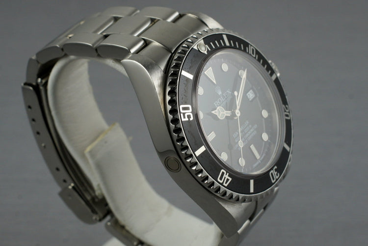 2004 Rolex Sea Dweller 16600T with Box and Papers