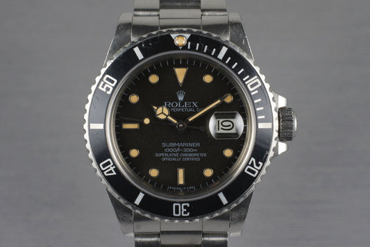 1983 Rolex Submariner 16800 Tropical Dial