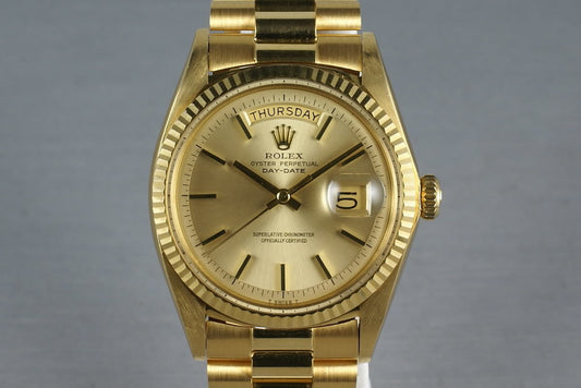 Rolex Vintage YG President 1803 Non Luminous Dial on Sharp Bracelet