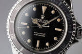 1962 Rolex Submariner 5512 Pointed Crown Guard Case with Gilt Chapter Ring Exclamation Dial