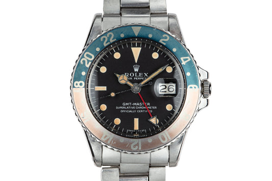 1970 Rolex GMT-Master 1675 given to Captain Eichhorst in 1973