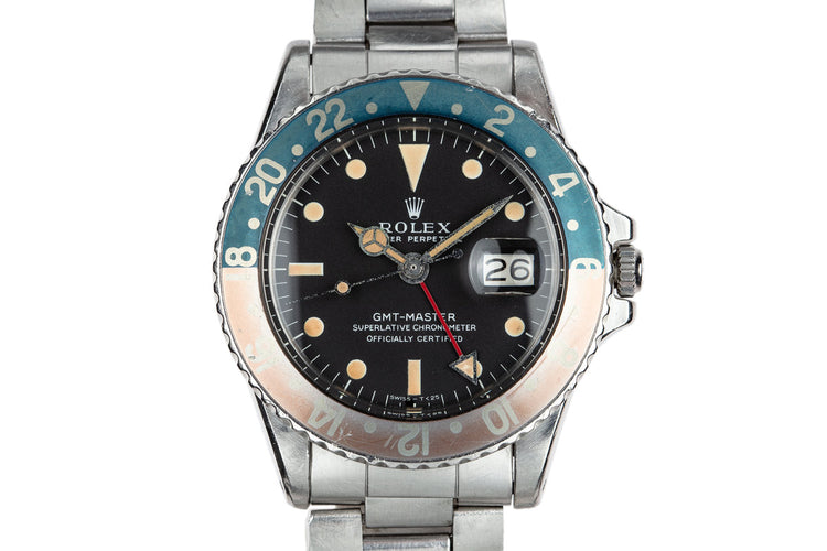 HQ Milton 1970 Rolex GMT-Master 1675 given to Captain Eichhorst