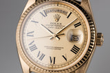 1970 Rolex 18K Day-Date with Champagne Large Roman Dial