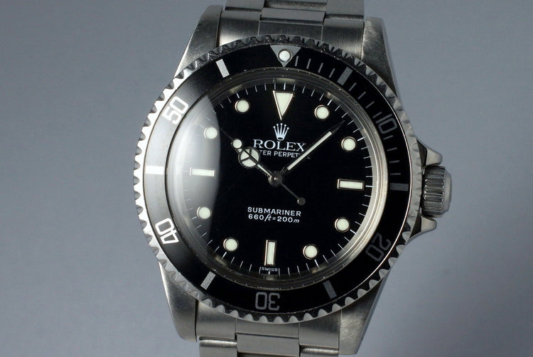 1985 Rolex Submariner 5513 Service Dial