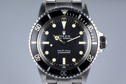 1971 Rolex Submariner 5513 Serif Dial