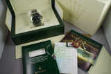 2006 Rolex Green Submariner 16610 LV with Box and Papers