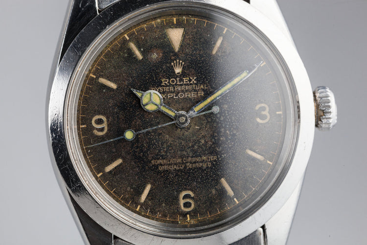 1963 Rolex Explorer 1016 with Aged Tropical Gilt  Dial