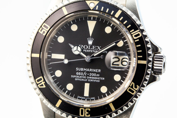 1977 Rolex Submariner 1680 with Box and RSC Card