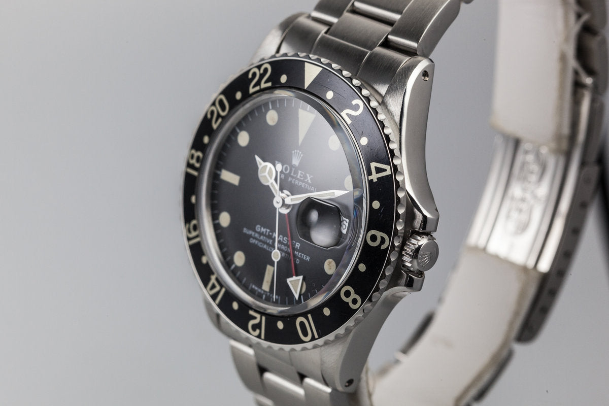 HQ Milton - 1971 Rolex GMT-Master 1675 with Black Bezel Insert and