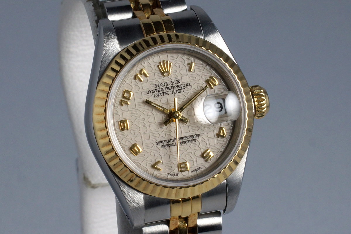 HQ Milton 1988 Rolex Ladies Two Tone DateJust 69173 Arabic