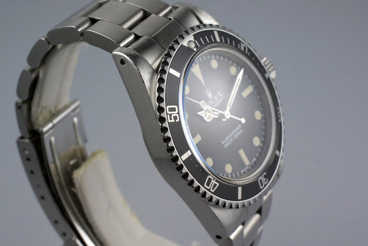 1982 Rolex Submariner 5513 Mark V Maxi Dial