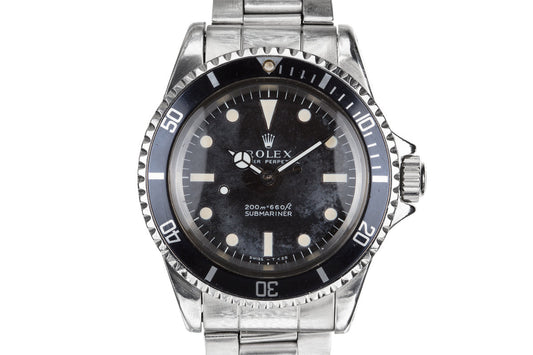 1967 Rolex Submariner 5513 Meters First Dial with "Night Sky" Patina