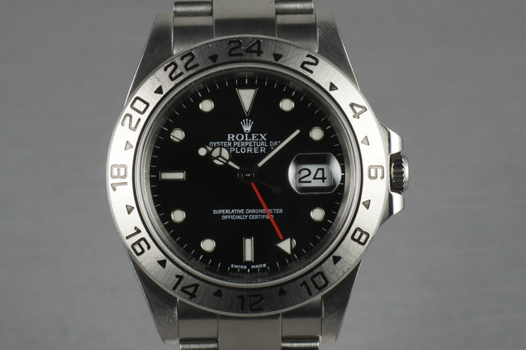 Rolex Explorer II Ref: 16570 with Box and Papers