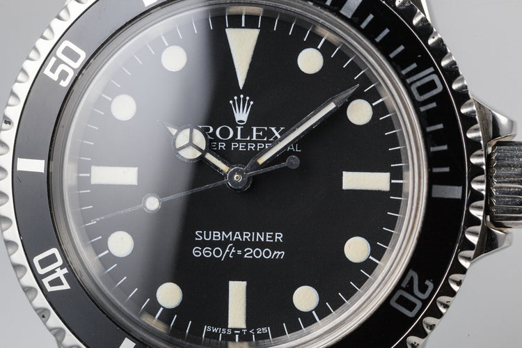 1981 Rolex Submariner 5513 with Maxi IV Dial