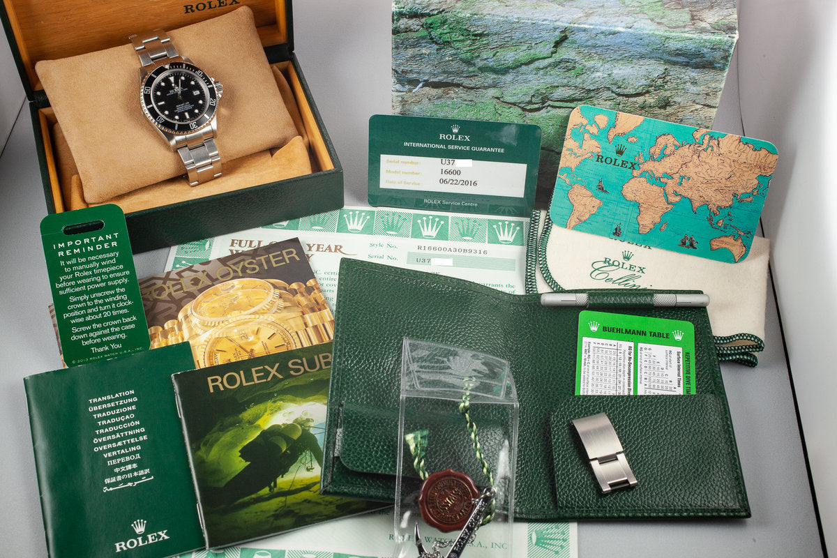 HQ Milton - 1997 Rolex Sea-Dweller 16600 with Box, Papers, Service