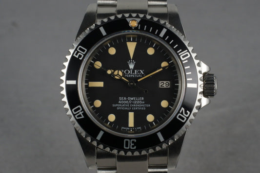 1980 Rolex Sea Dweller 16660 with Box and Papers