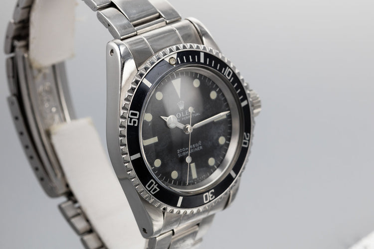 1967 Rolex Submariner 5513 Meters First Dial with "Night Sky" Patina