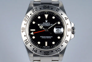 2004 Rolex Explorer II 16570 Black Dial
