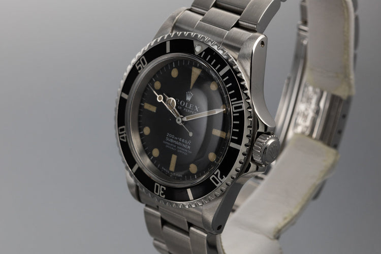 1967 Rolex Submariner 5512 Meters First Dial with Letter from Rolex USA President