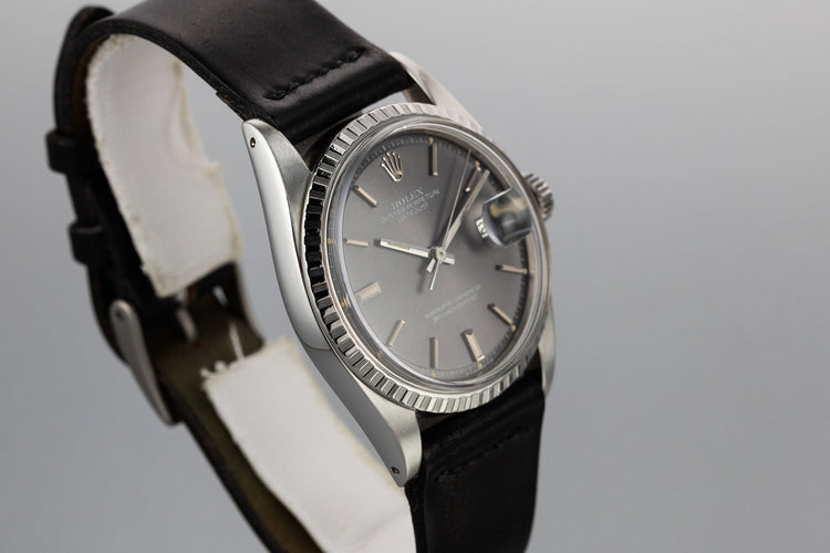 1972 Rolex Datejust 1603 with Grey Sigma Dial with Box and Papers