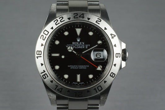 2003 Rolex Explorer II 16570 with Box and Papers