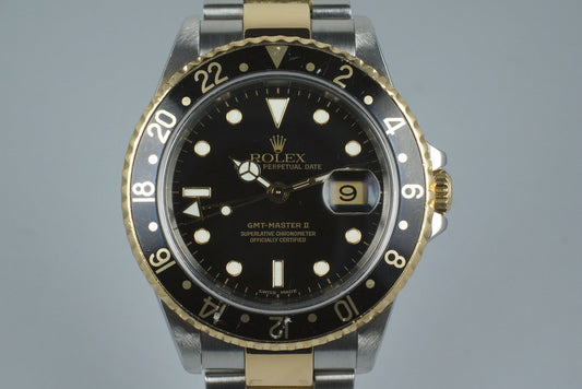 2002 Rolex Two Tone GMT Master II 16713