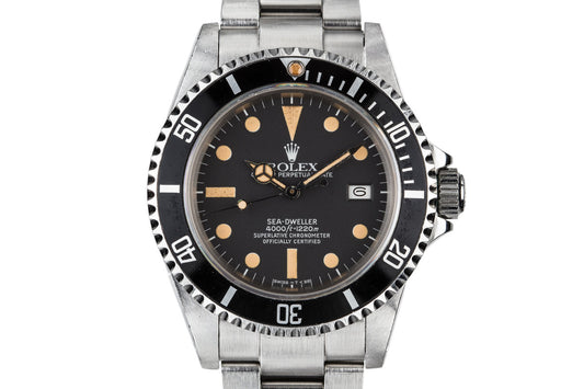 1982 Rolex Sea-Dweller 16660 Matte Dial