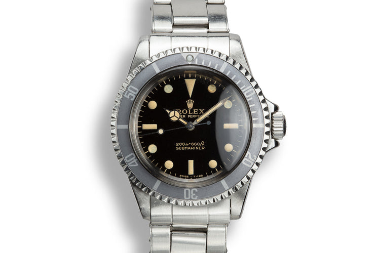 1964 Rolex Submariner 5513 Gilt Dial with Service Papers