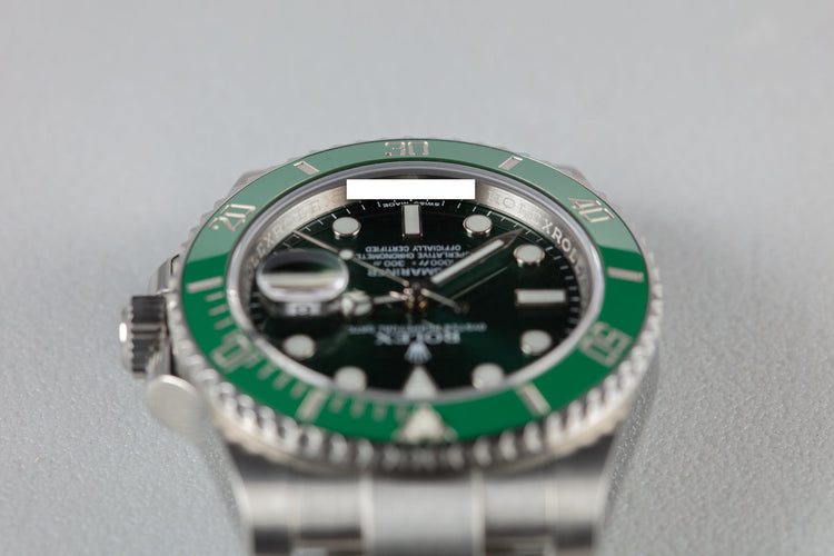 HQ Milton - Rolex Submariner 116610LV "Hulk", Inventory #A3218, For Sale