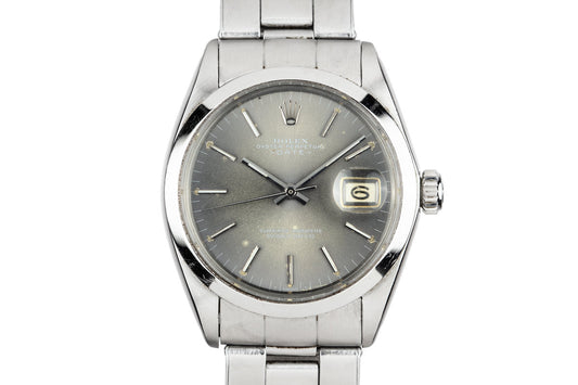 1969 Rolex Date 1500 Grey Dial